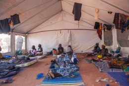 15/1/2015, IDP camp , Adamawa state, North-east Nigeria. By Andrew Esiebo